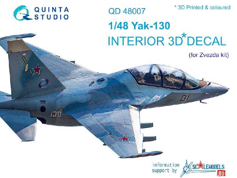 Yak-130 3d-printed & Coloured Interior On Decal Paper - image 1