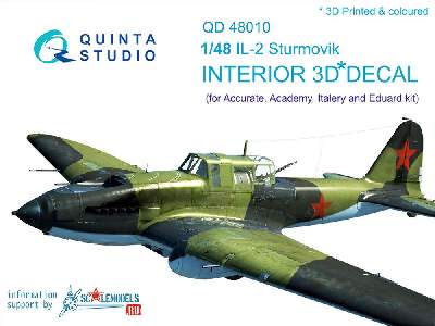 Il-2 3d-printed & Coloured Interior On Decal Paper - image 1