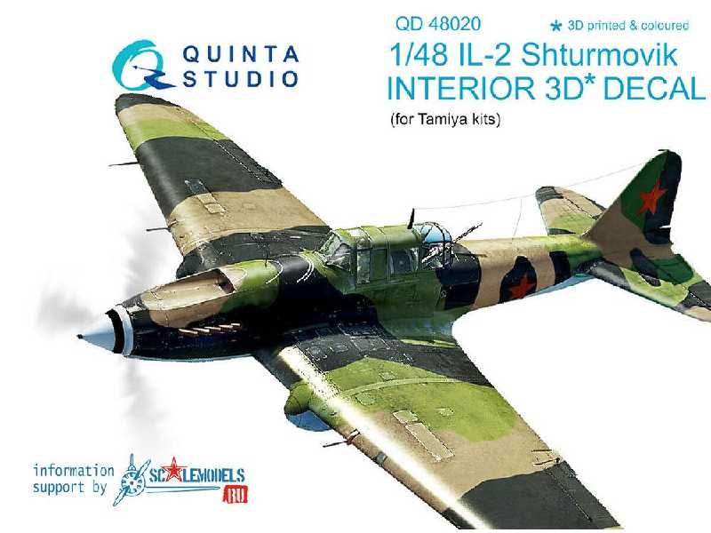Il-2 3d-printed & Coloured Interior On Decal Paper - image 1 Il-2 3d-printed & Coloured Interior On Decal Paper - image 1