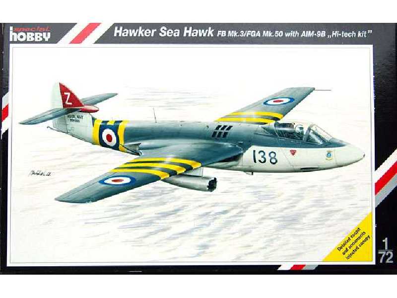 Hawker Sea Hawk FB.Mk.3 FGA 50 Hi-Tech kit - image 1 Hawker Sea Hawk FB.Mk.3 FGA 50 Hi-Tech kit - image 1