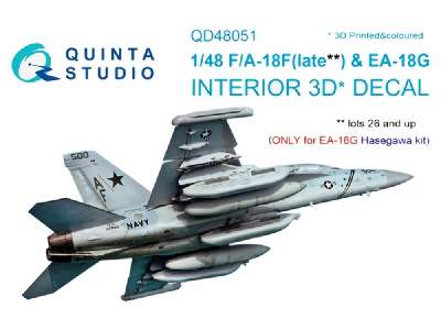 F/A-18f Late / Ea-18g 3d-printed & Coloured Interior On Decal Paper - image 1