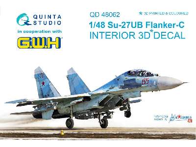 Su-27ub 3d-printed & Coloured Interior On Decal Paper - image 1
