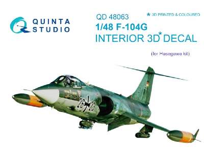 F-104g 3d-printed & Coloured Interior On Decal Paper - image 1