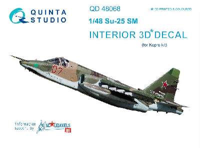 Su-25sm 3d-printed & Coloured Interior On Decal Paper - image 1