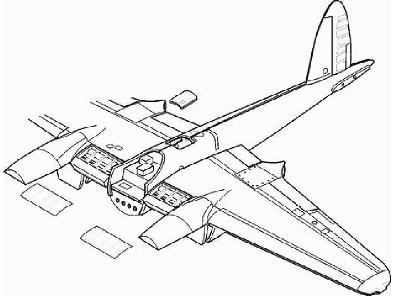 Mosquito Mk.IV/VI exterior set - image 1