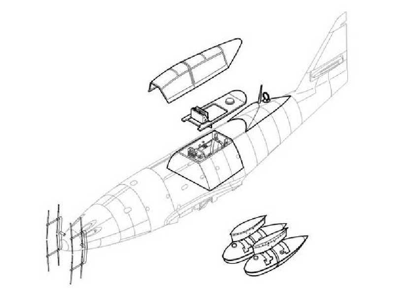 Me 262 B-1a/B1a/U1 conversion set - image 1