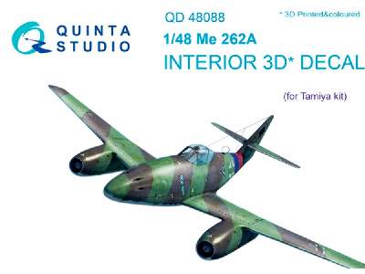 Me 262a 3d-printed And Coloured Interior On Decal Paper - image 1