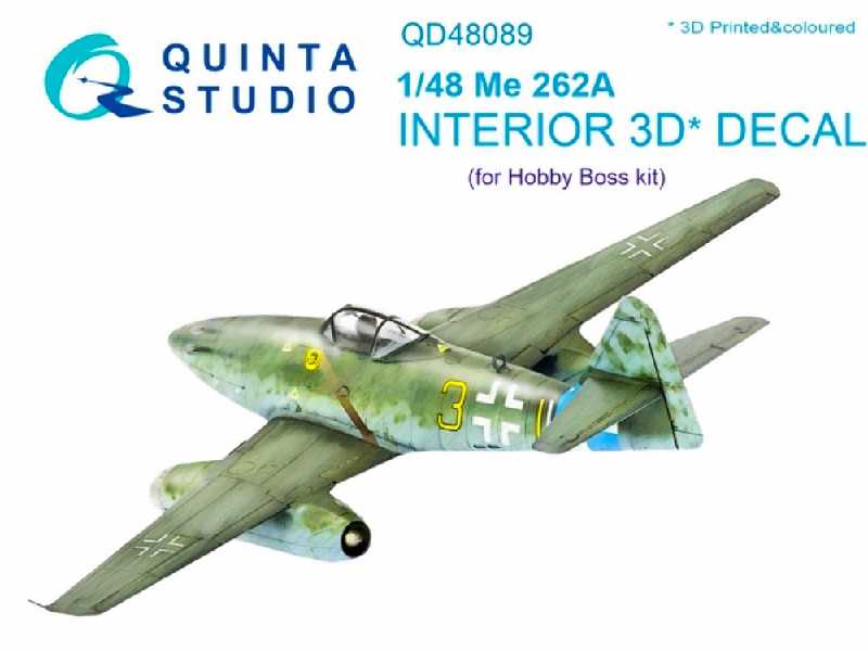 Me-262a 3d-printed And Coloured Interior On Decal Paper - image 1