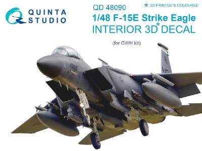 F-15e 3d-printed & Coloured Interior On Decal Paper - image 1