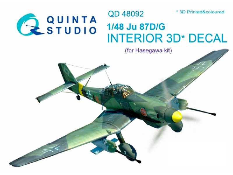 Ju 87d/G 3d-printed And Coloured Interior On Decal Paper - image 1 Ju 87d/G 3d-printed And Coloured Interior On Decal Paper - image 1