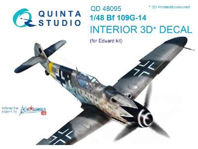 Bf 109g-14 3d-printed & Coloured Interior On Decal Paper - image 1
