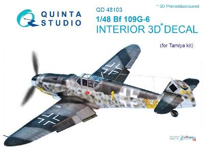 Bf 109g-6 3d-printed & Coloured Interior On Decal Paper - image 11