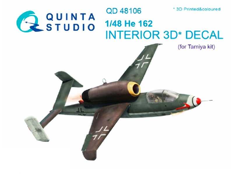 He-162 3d-printed And Coloured Interior On Decal Paper - image 1