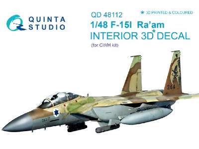 F-15i 3d-printed & Coloured Interior On Decal Paper - image 1