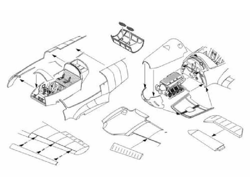 Bf 108 Taifun Detail Set - image 1