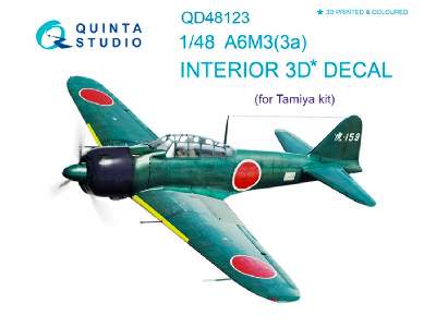 A6m3 3d-printed And Coloured Interior On Decal Paper - image 1