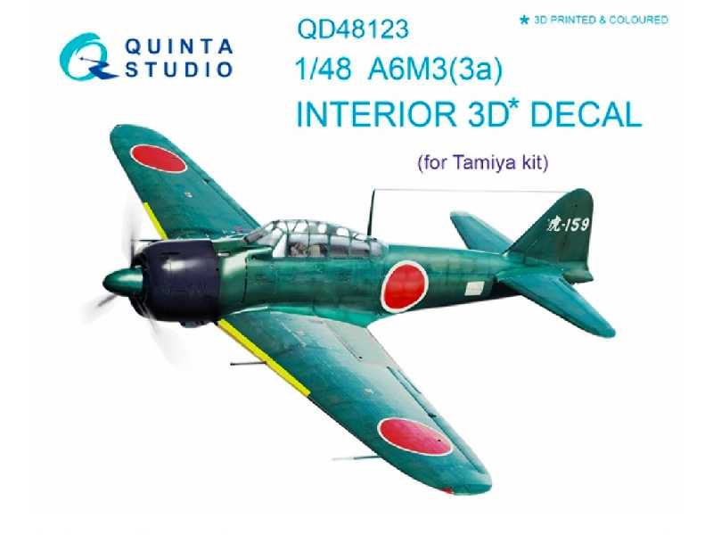 A6m3 3d-printed And Coloured Interior On Decal Paper - image 1