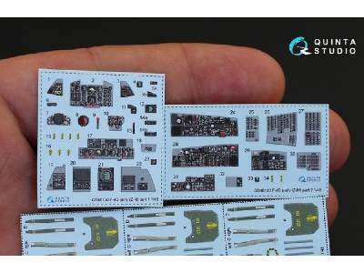 F-4d Early 3d-printed And Coloured Interior On Decal Paper - image 3