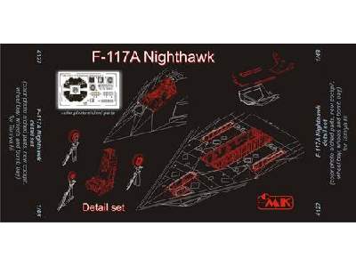 F-117A Nigthawk Detail Set (Tamiya) - image 1