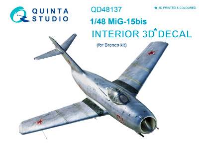 Mig-15 Bis 3d-printed And Coloured Interior On Decal Paper - image 1