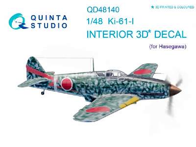 Ki-61-i 3d-printed And Coloured Interior On Decal Paper - image 1