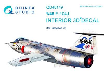F-104j 3d-printed And Coloured Interior On Decal Paper - image 1