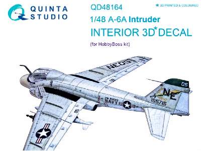 A-6a Intruder 3d-printed And Coloured Interior On Decal Paper - image 1