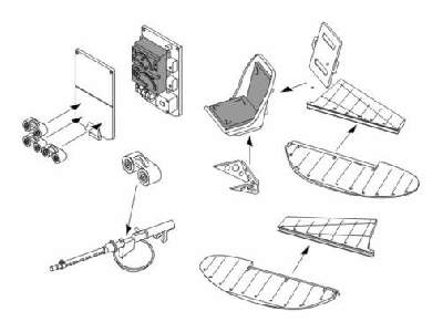 Fi 156 Storch Detail Set for Tamiya - image 1