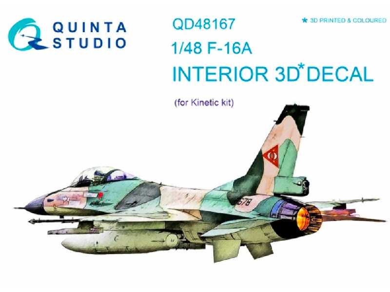 F-16a 3d-printed And Coloured Interior On Decal Paper - image 1