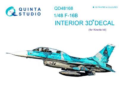 F-16b 3d-printed And Coloured Interior On Decal Paper - image 1
