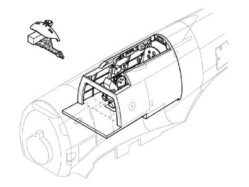 Ki-84 Hayate interior set - image 1