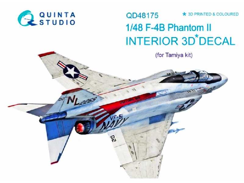 F-4b 3d-printed And Coloured Interior On Decal Paper - image 1