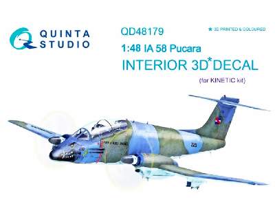 Ia 58 Pucara 3d-printed And Coloured Interior On Decal Paper - image 1