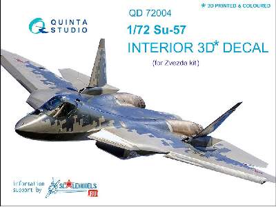 Su-57 3d-printed & Coloured Interior On Decal Paper - image 1
