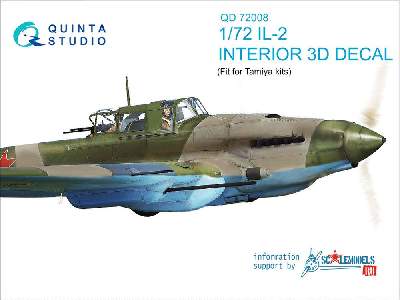 Il-2 Shturmovik 3d-printed & Coloured Interior On Decal Paper - image 1