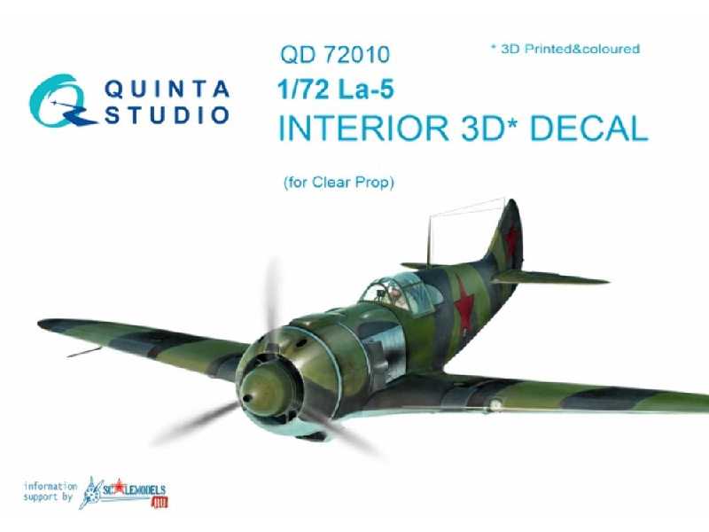 La-5 3d-printed & Coloured Interior On Decal Paper - image 1