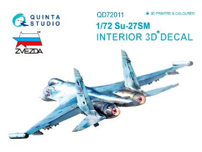 Su-27sm 3d-printed And Coloured Interior On Decal Paper - image 1