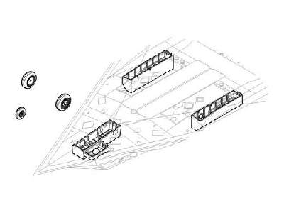 F-117A Nighthawk undercarriage set for T - image 1