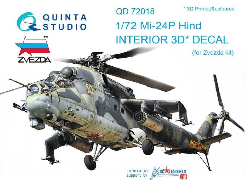 Mi-24p 3d-printed & Coloured Interior On Decal Paper - image 1