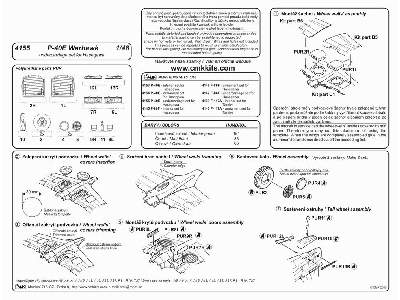 P-40E Warhawk undercarriage set - image 2