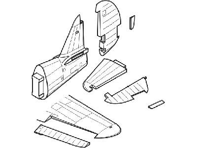 P-40 E Control Surfaces - image 1