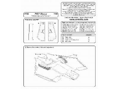 F4D-1 Skyray undercarriage set - image 2