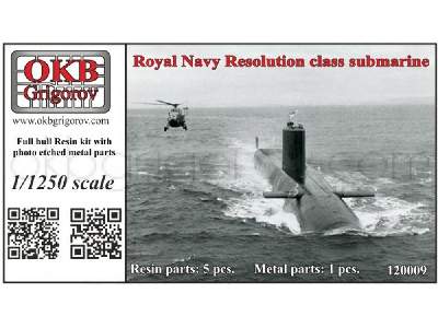 Royal Navy Resolution Class Submarine - image 1