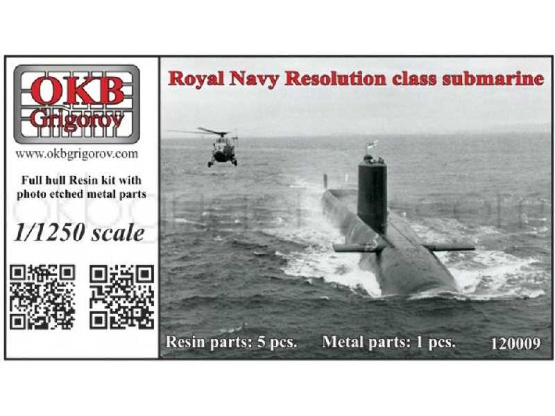 Royal Navy Resolution Class Submarine - image 1