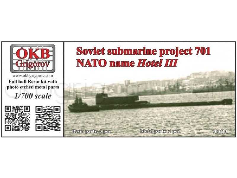 Soviet Submarine Project 701 (Nato Name Hotel Iii) - image 1