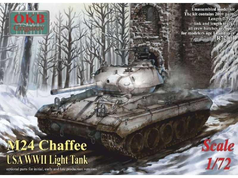 FOREART 2003 1/72 Scale U.S. Light Tank M24 'Chaffee' – Plastic Model Kit