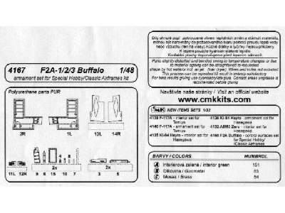 Buffalo F2A-1/2/3 Armament Set - image 2