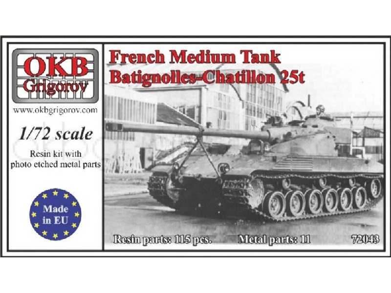 French Medium Tank Batignolles-chatillon 25t - image 1
