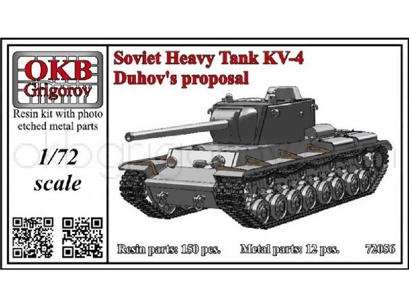 Soviet Heavy Tank Kv-4, Duhov's Proposal - image 1
