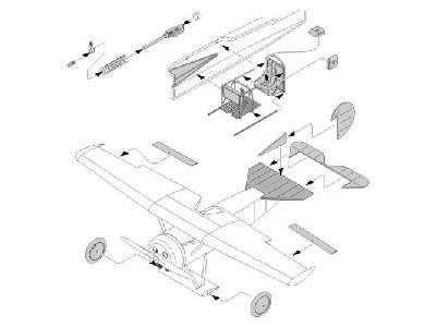 Fokker E.V detail set - image 1